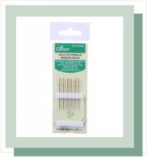 234-22 Clover Chenille Gold Eye Size 22