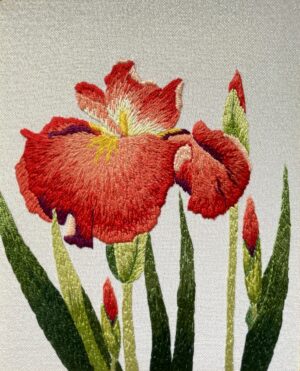 Iris Threadpainting Embroidery Kit