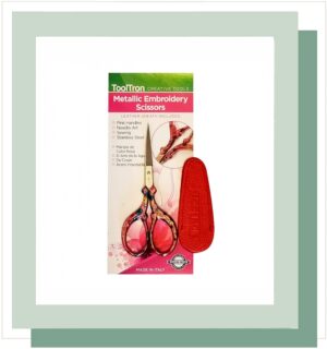 Stainless Steel Needlework Scissors with Case