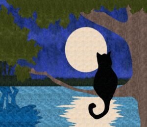 CD-F1004 Moonlight Kitty Needle Felting Kit