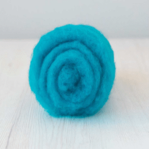 Carded Maori Wool - Cobalt