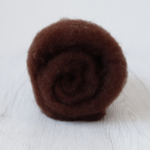 Carded Maori Wool - Cocoa