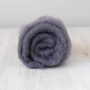 Carded Maori Wool - Fog
