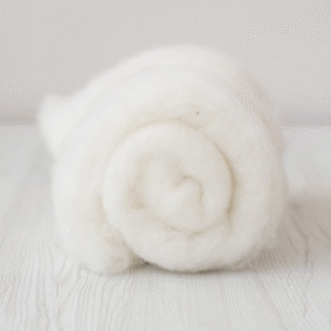 Carded Maori Wool - Milk