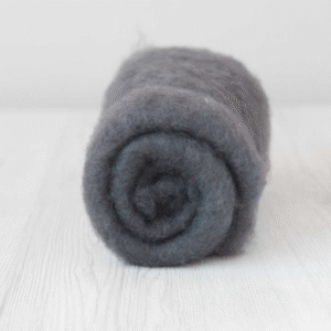 Carded Maori Wool - Storm